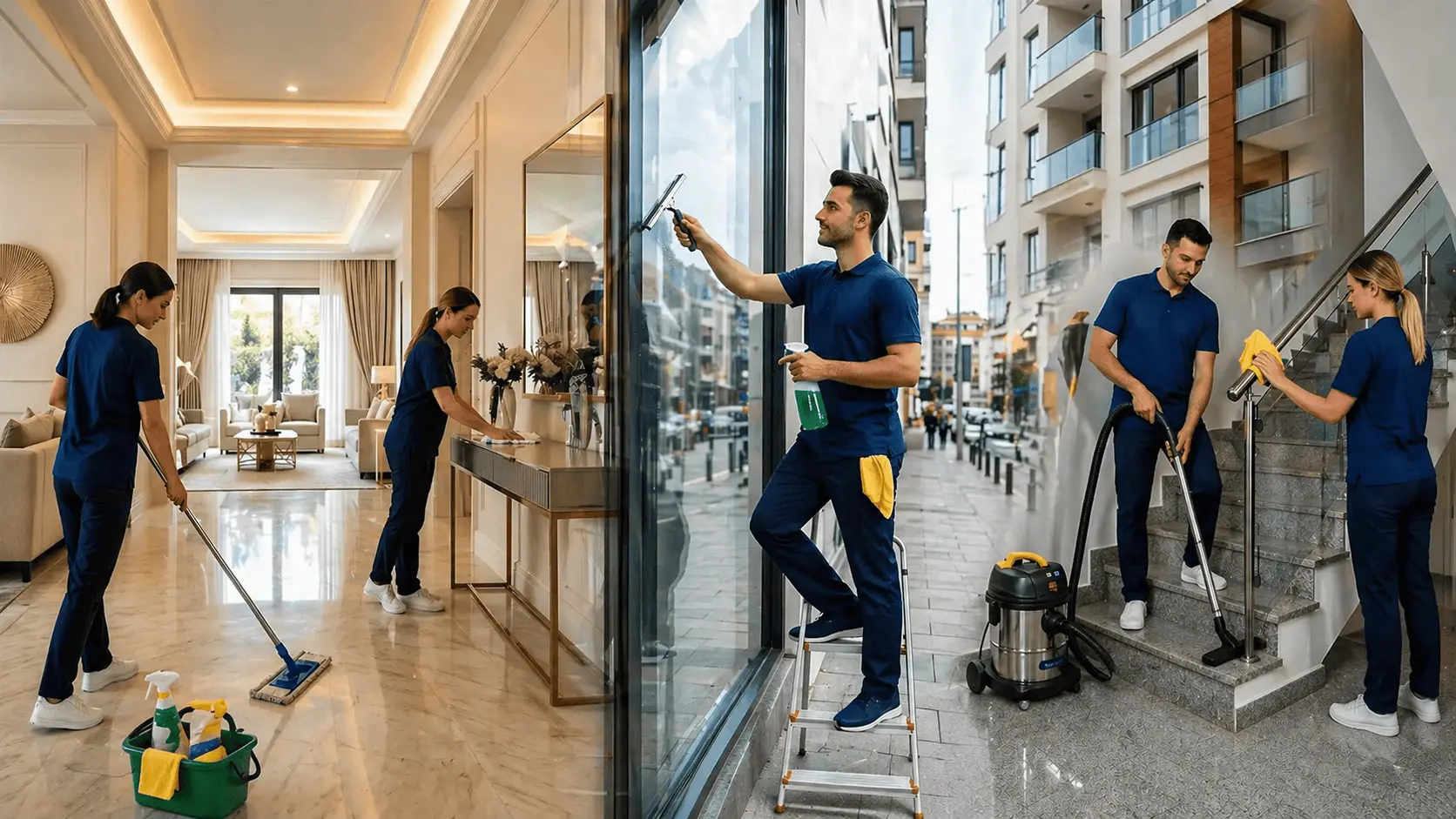 Zenit Clean profesyonel temizlik ekibi